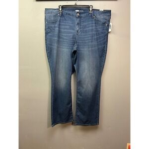 Old Navy Jeans Women's Plus Size 24‎ Blue Kicker Boot Cut Denim Pants